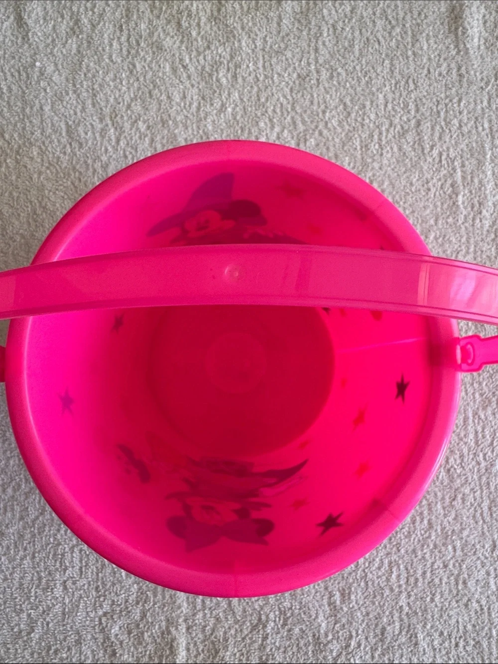 Disney Minnie Mouse Pink Trick-or-Treat Halloween Candy Bucket